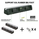 Jeu de supports Sol Rubber Big Foot 450 mm