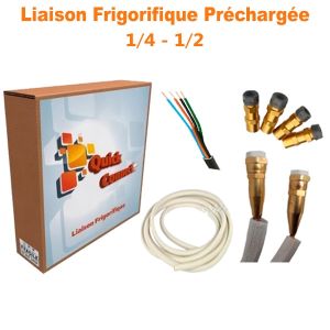 Liaison Frigorifique Préchargée 1/4-1/2 Quick Connect Plus Pack5 