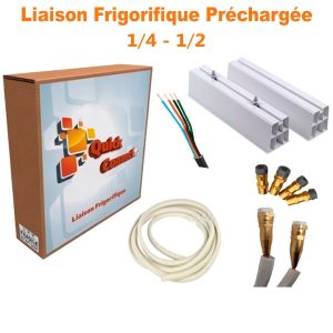 Liaison Frigorifique Préchargée 1/4-1/2 Quick Connect Plus Pack6 