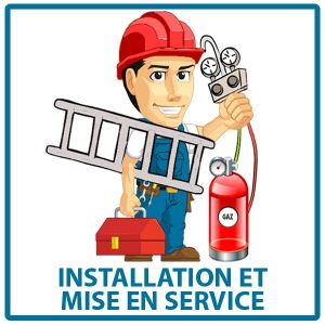 Installation et mise en service du climatiseur Quintuple-split 