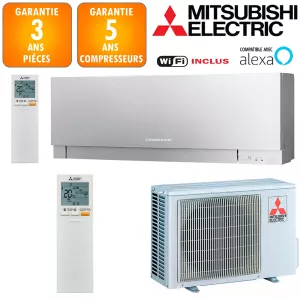 Climatiseur Mitsubishi MSZ-EF42VGKS + MUZ-EF42VG 