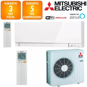 Climatiseur Mitsubishi MSZ-EF50VGKW + MUZ-EF50VG 