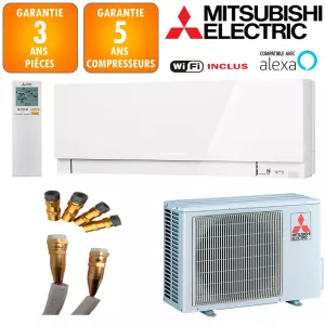 Climatiseur Prêt à poser Mitsubishi MSZ-EF35VGKW 