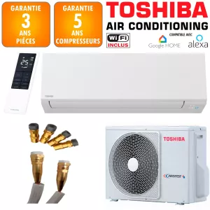 Climatiseur Prêt à poser Toshiba Shorai Edge 10 + RAS-10J2AVSG-E 
