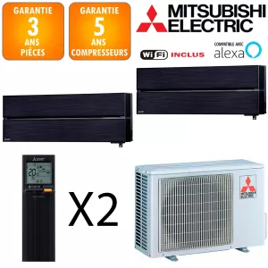 Mitsubishi Bi-split MXZ-2F33VF + MSZ-LN18VGB + MSZ-LN25VGB 