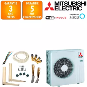 Pack Climatisation Mitsubishi Réversible MSZ-AY50VGK 