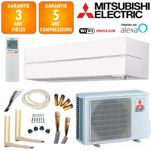 Pack Climatisation Mitsubishi Réversible MSZ-LN35VGW 