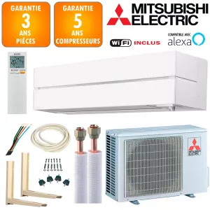 Pack Climatiseur à faire poser Mitsubishi MSZ-LN25VGW 