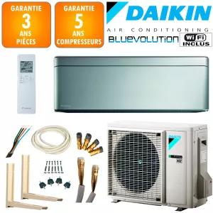 Pack Climatiseur Daikin Stylish FTXA25BS 