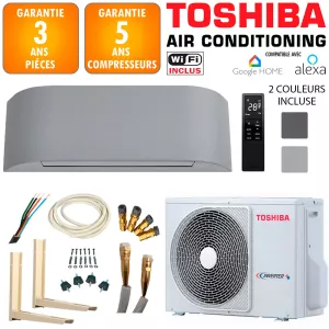 Pack Climatiseur TOSHIBA HAORI 13 + RAS-13J2AVSG-E 