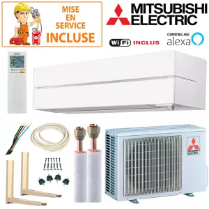 Pack Confort Climatisation Mitsubishi MSZ-LN35VGW 