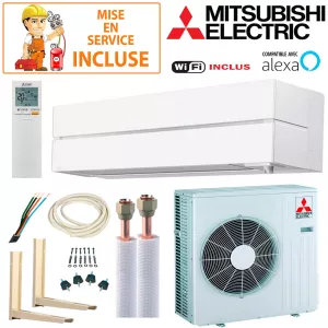 Pack Confort Climatisation Mitsubishi MSZ-LN60VGW 