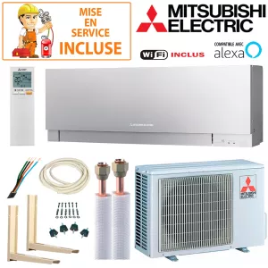 Pack Confort Climatiseur Mitsubishi MSZ-EF35VGKS 
