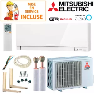 Pack Confort Climatiseur Mitsubishi MSZ-EF42VGKW 