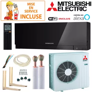 Pack Confort Climatiseur Mitsubishi MSZ-EF50VGKB 