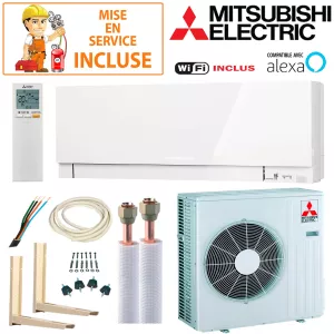 Pack Confort Climatiseur Mitsubishi MSZ-EF50VGKW 
