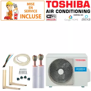 Pack Confort Climatiseur Toshiba DAISEIKAI R32 RAS-B18S4KVPG-E 