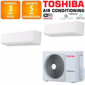 Toshiba Bi-split Shorai RAS-2M18G3AVG-E + RAS-B10G3KVSG-E + RAS-B13G3KVSG-E 